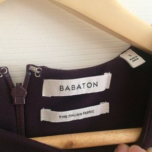 BABATON Small plum/wine tunic with slit at thigh